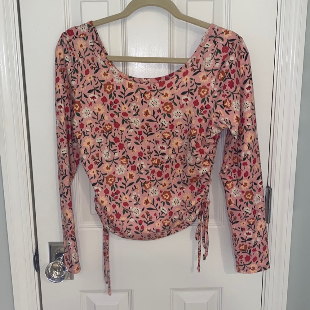 Pink Floral Top